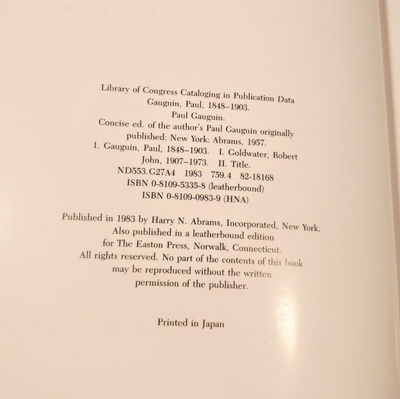 Book: Gaugin by Robert Goldwater - Picture 4 of 11